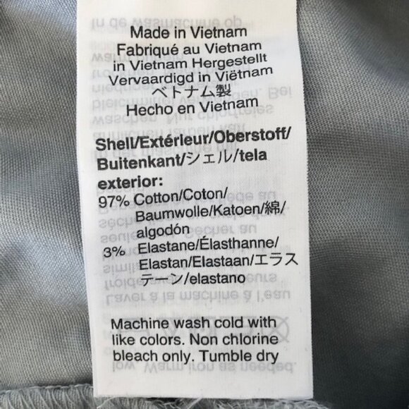 J. CREW Frankie Bermuda Blue Gray Chino Shorts 10 Style CO812 - Picture 5 of 15